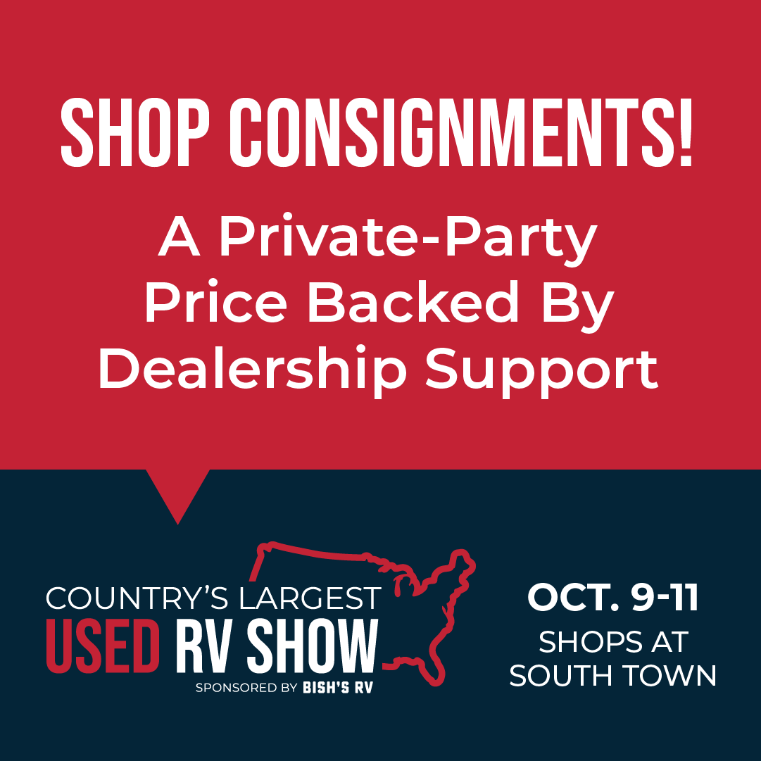 Country's Largest Used RV Show - Oct. 9-11,2025 - The Shops at South Town